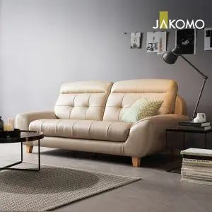 [자코모] 디얼스 3인 천연면피 소가죽소파