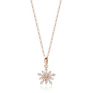 [주얼레이디] 14K 화이트눈꽃목걸이