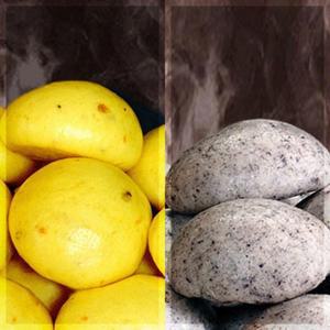 [안흥찐빵] 단호박쌀찐빵 30개 + 흑미쌀찐빵 30개