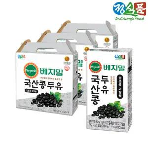 [정식품]베지밀 국산콩 검은콩 고칼슘 두유 190mlx48팩