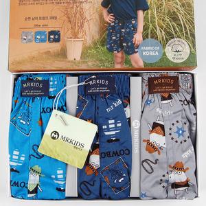 소곳소란 남자 주니어 아동 키즈 순면 트렁크팬티세트 장고 초중고등학교 학생 청소년 속옷