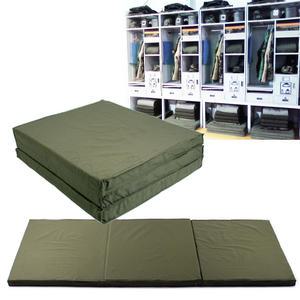 M- 군용 매트리스 일반형 3단 접이식 매트 군용 삼단 간이 침대 경갑