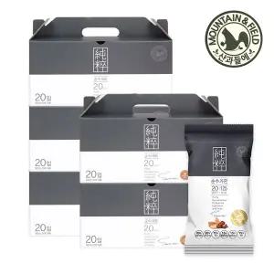 [산과들에] 오직견과 하루견과류 순수가온 100봉 선물세트 (20봉x5박스)