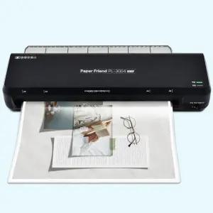 [현대오피스] A3 코팅기 NEW PL-3004 + 코팅지 50매 소형 가정용 개인용 코팅기계 무열코팅 용지걸림제거