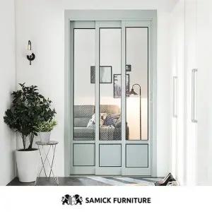 삼익가구 레오 ㅡ자형 슬림 중문 시공 3연동 1500 하부고시형