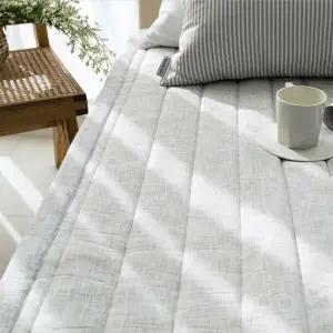 알러지케어 시프트그레이 누빔 매트리스 이불 밴딩 패드 Q