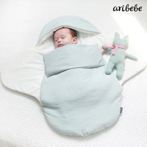 [아리베베] 프리미엄 모로반사 방지 필로우 모달 마이크로 워싱 아기보낭 겉싸개