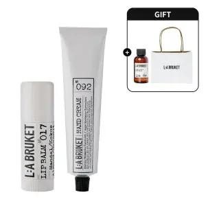 갤러리아 립밤 ＆ 핸드크림70ML 세트 + 디럭스 1종 + 쇼핑백