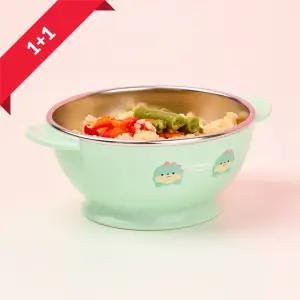 [１+１] 에디슨 프렌즈 유아식기 스텐 공기 볼 그릇