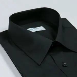 메노모쏘)1006 긴팔 90-140사이즈 남자 와이셔츠 빅사이즈 블랙