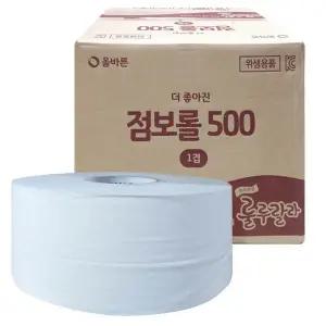 룰루랄라 점보롤 1겹 민자 500m 16롤 -1박스