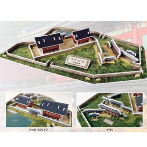 5000 3D입체퍼즐 적상산성 크래커플러스 종이퍼즐 만들기재료 학습용