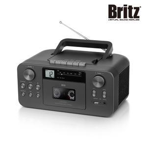 브리츠 휴대용 카세트 CD플레이어 라디오 블루투스스피커 BZ-LX50BT 어학용 카셋트 카세트테이프 AUX USB