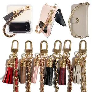 핸드폰 스트랩 손목 가죽 체인 휴대폰줄 30cm 케이스 가방줄 핸드스트랩