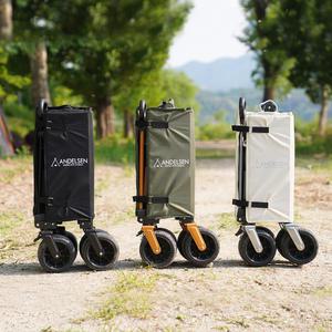 안델센아웃도어 V2 시그니처 캠핑웨건 3종 (탄베이지,카키,블랙-광폭타이어 분리세척)