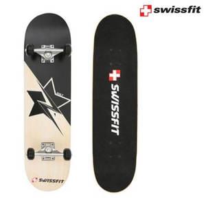 스위스핏 스케이트보드 블랙볼트 31인치+가방 입문용 초보용