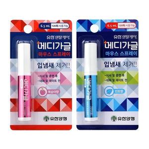 유한덴탈케어 메디가글 마우스 스프레이 6.5ml 1개 (복숭아향 / 민트향)