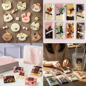 선물포장 포함 키트 쉽고 예쁜 초콜릿 만들기 DIY 세트 바크초콜릿 동물친구들 발렌타인데이