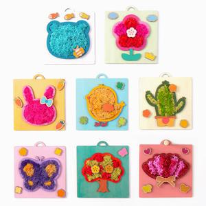 봄 여름 모스 액자 만들기 스칸디아 초등 어린이집 유치원 모스 액자 집콕놀이 만들기 키트