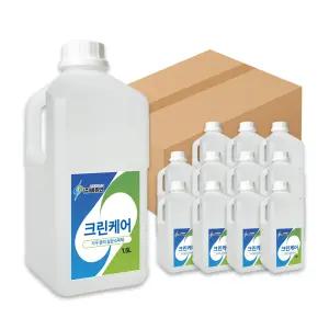 비츄인 크린케어 기구 살균소독제 1.5L 12개입 가정용 업소용 리필용 순수케어 주방 기구 B018