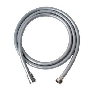 온리즈 국내산 물때 꼬임방지 PVC샤워기호스줄, 2M, 실버, 1개