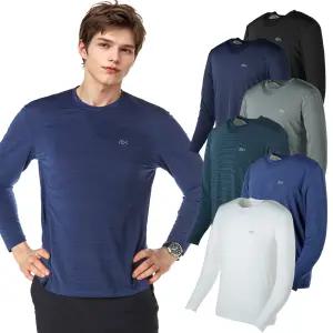 모렉스 1  +1 여름 남성 라운드 쿨 아이스 긴팔 티셔츠 스판 작업복 등산티 187