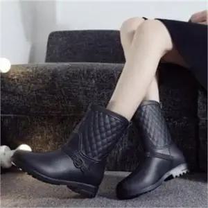 [오노마]ONM 여성신발 발목장화 비오는날 레인부츠 패션 퀼트장화 (S8121834)