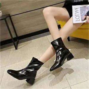 [오노마]ONM 웨스턴 여성 미들 부츠 플랫폼 청키힐 하이힐 (S8122837)