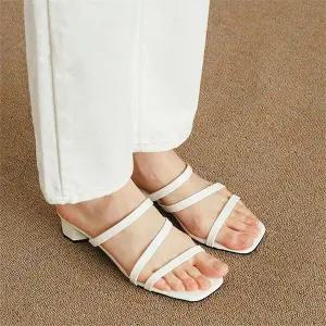 [오노마] ONM 스트랩슬리퍼 미들굽 여름신발 데일리 스퀘어코 (S8532912)