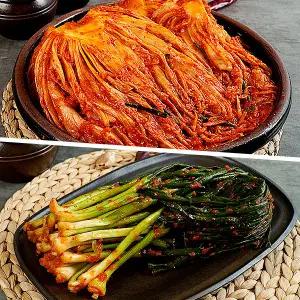 [지투지샵] 국내산 현진포기김치 5kg+파김치 1kg