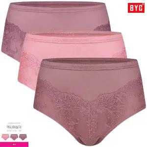 BYC화려한 자수레이스 맥시 여삼각팬티3매입 WCR5424