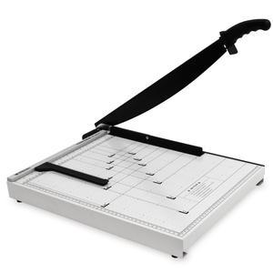 [현대오피스] 작두형재단기 HC-460 A3 최대 20매 정밀재단 자석페이퍼가이드 칼날잠금장치 미끄럼방지받침대