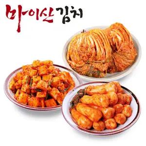 [한국농협김치] 마이산김치 3종5호 포기김치3kg/깍두기1kg/총각김치1kg