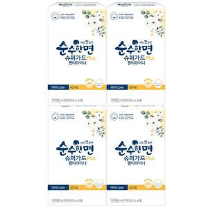 깨끗한나라 순수한면 슈퍼롱 팬티라이너 40개 4팩 (160개)