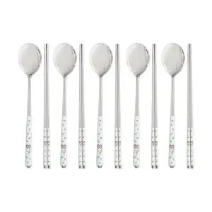 [롯데백화점]코렐코디네이츠 플럼 수저5벌세트