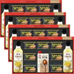 추석선물세트 CJ 스팸선물세트 특별한선택n호 x4개(1BOX)+선물용가방 명절