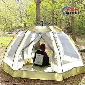 [NS홈쇼핑]카키넷 원터치 텐트 중형/그늘막텐트/피크닉/돔텐트/팝업텐트/자동텐트/대형텐트/모기장/캠..