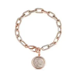 [도로시] 14k 빈티지 콤비 그리스코인 팔찌