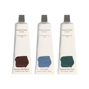 투힐미 센트오브컬러 퍼퓸 핸드크림 3종 세트