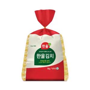 한울 백김치 5kg 국산 김치 반찬 포장김치