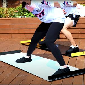슬라이드보드 런닝슬라이드 무소음 유산소 무브 코어 스케이팅 허벅지 괄약근 근윤 밸런스 보드 운동기구