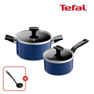 테팔 인덕션 세이버리 냄비 2종(편수16+양수20)(+테팔 국자 증정)