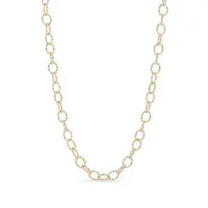 [도로시] 14k 굿럭 태그 체인 목걸이