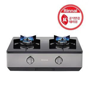린나이 RT-1080IJ 가스레인지 2구 고효율버너 가스렌지