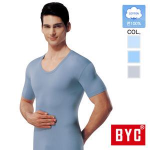 BYC남자반팔런닝 면100 순면 유색 런닝구 나시 메리야스 베이직