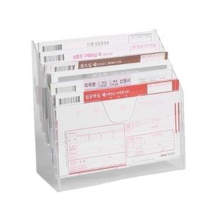 투명 아크릴 전표 수납 꽂이 은행 금융기관 관공서 전표꽂이 정리함 수납함 보관함 홀더