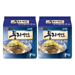 [소비기한 임박] 농심 둥지냉면 동치미물냉면, 161g, 8개