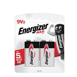 에너자이저 건전지 알카라인 맥스 9V 2입