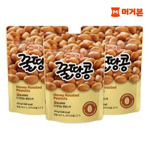 [머거본] 견과류 대용량 영양 간식 꿀땅콩 300g 3봉