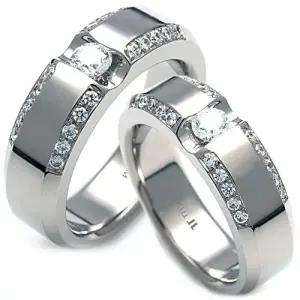 TW-058 CO 티타늄 커플링 반지 이니셜무료 무료배송 맞춤제작 평생AS